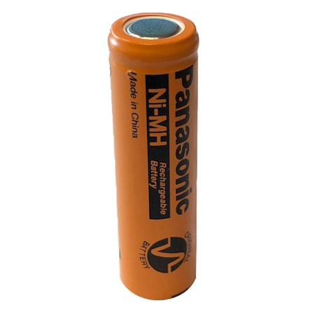 Panasonic HHR-150AA 1.2V 1500mAh AA NiMH BK150AA Flat Top Battery HHR-150AA